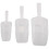 Set of 3 transparent plastic ice cream scoops 2