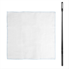 Kit de limpeza de flautas, haste de limpeza de flautas com pano de limpeza de flautas