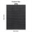 4 PCS 14 Count Plastic Mesh Canvas Sheet 14 CT Plastic Aida Black 3