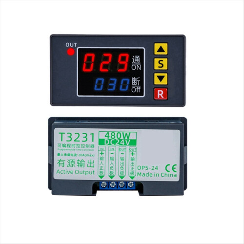 T3231 Programmerbar tidsregulator DC 24V 480W 1
