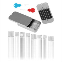 Set de ace de cusut, ace din oțel inoxidabil cu 8 dimensiuni pentru broderie DIY