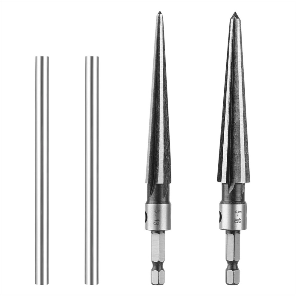 2Pcs T Handle Tapered Reamer Tool, 3-13Mm & 5-16Mm Hand Reamer Tool 4852900816993