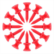 Cup Tee Golf Tee Golf Limit Pin Πλαστική Μπαλοθήκη 31mm Κόκκινο
