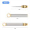 3 PCS Portable Titanium Toothpicks, Black 2
