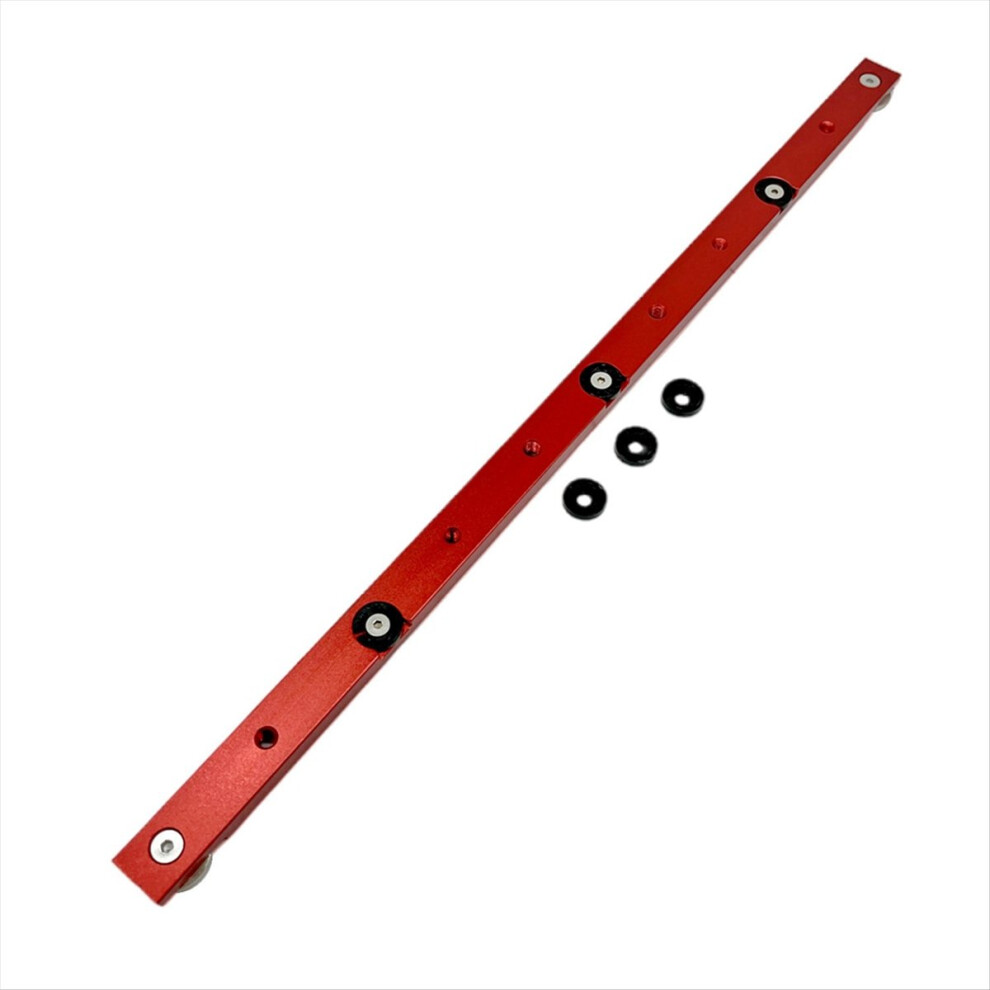Woodworking T-Track Slider Limitable Miter Bar Rail Slider Red 4852041429472