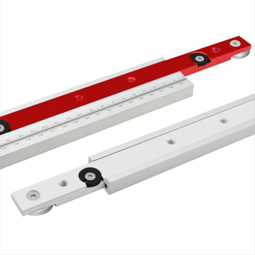 Ξυλουργική T-Track Slider Limitable Mitre Bar Rail Slider Red 1