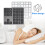 Dual Bluetooth Numeric Keypad 2.4Ghz Wireless Keyboard Silver & White 3