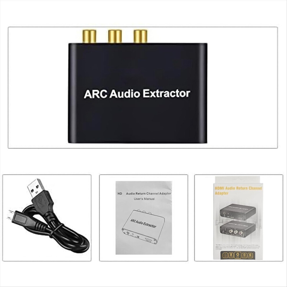 Arc Audio Converter,192Khz/Arc To Optical/Coaxial/3.5Mm Jack 4852900836281