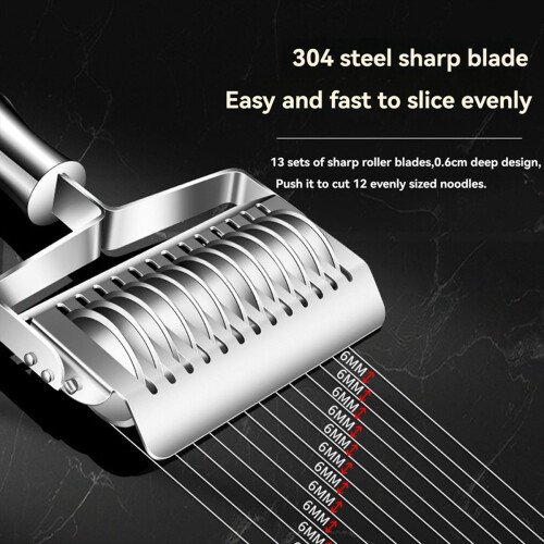 noodle cutter, noodle cutter πολλαπλών χρήσεων 13 κόφτες δίπλα δίπλα