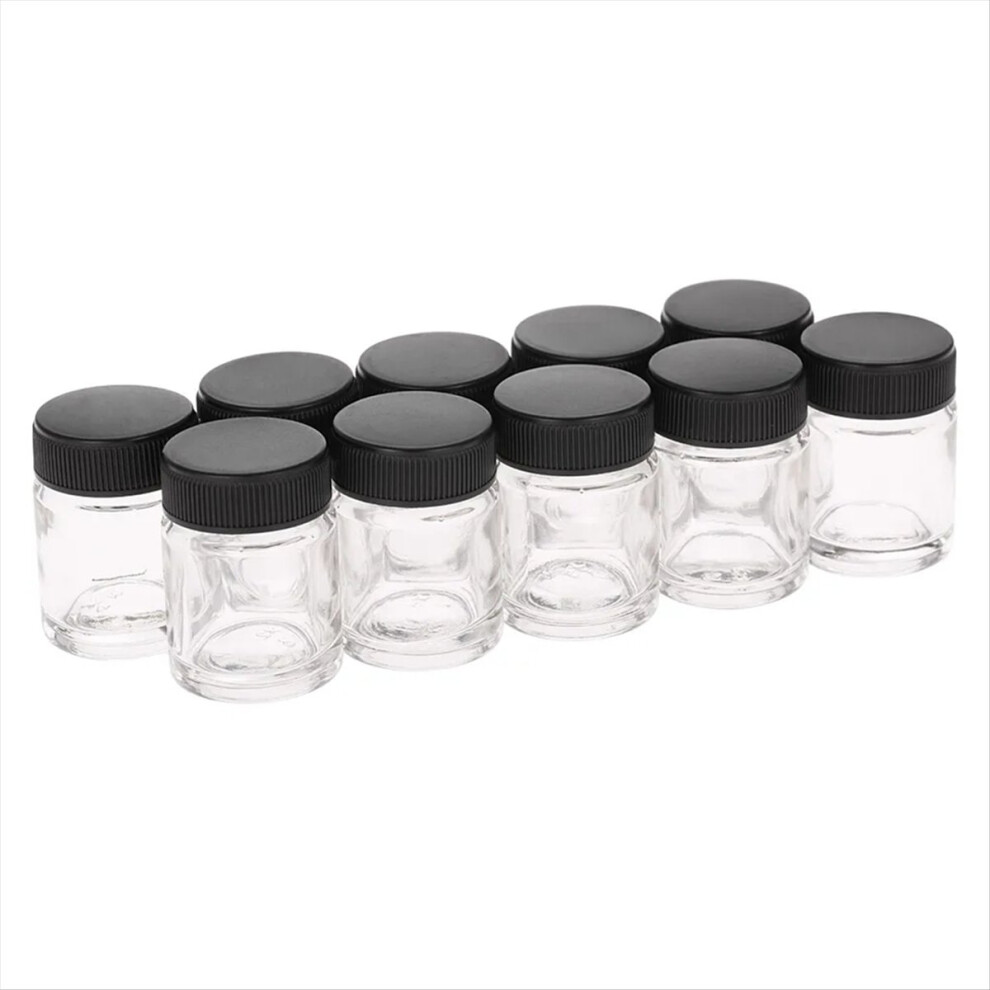 Markenlos Nail Art Airbrush Tank Glass Bottle, 22Cc Paint Cup