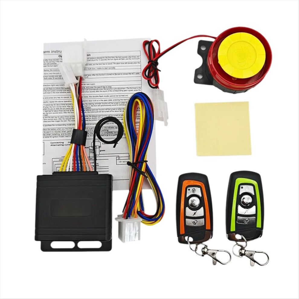 Dc 12V Motorcycle Alarm, Anti-Theft, 120Db, Vibration Sensor. 4852041402383
