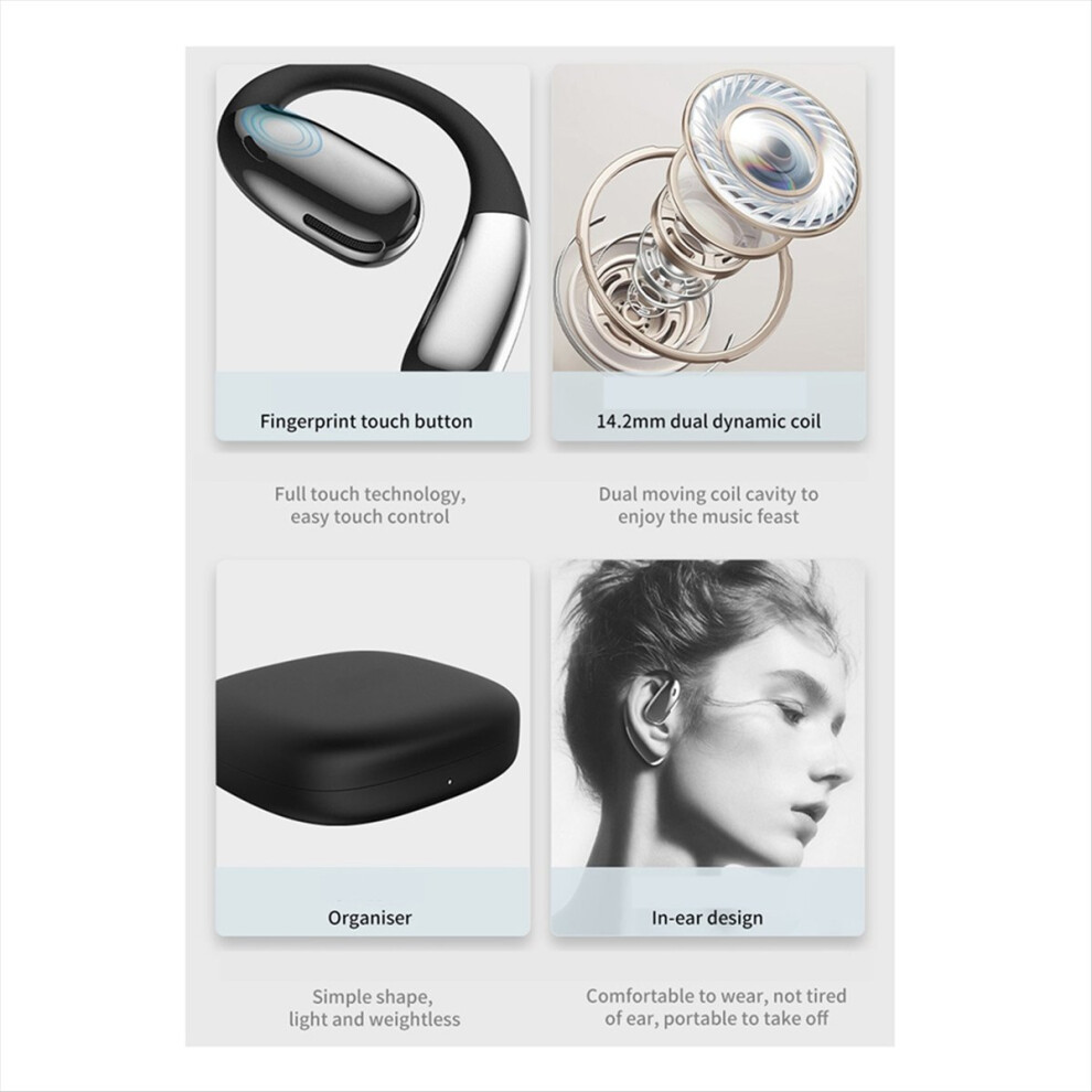Ear Hanging Style Wireless Headphones Sports Headsets For Running D 4852900816924