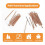 25 Pieces Copper Nails for Killing Tree Stump 4