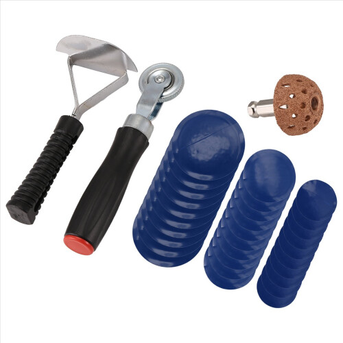 Tire Patch Roller Kit, Tire Patch Roller/Tire Repair Buffing Wheel 1