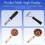 Tire Patch Roller Kit, Tire Patch Roller/Tire Repair Buffing Wheel 7