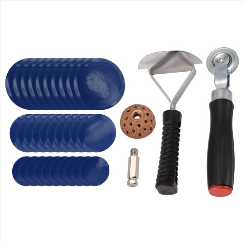 Tire Patch Roller Kit, Tire Patch Roller/Tire Repair Buffing Wheel 2