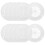 10 Pack BBQ Paper Plate Holders Reusable Plastic Plates Random Colors 1
