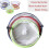 Pack Reusable Foldable Food Covers, Great for Kitchen, Picnic, BBQ, Insect Proof 3