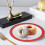 Pack of 24 reusable plastic paper plates 25 cm 4