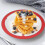 Pack of 24 reusable plastic paper plates 25 cm 5