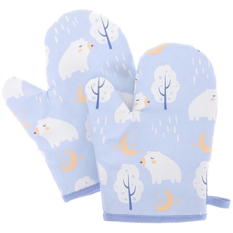 Pack Cotton Insulated Gloves, Microwave Oven Gloves, Anti-scald Gloves, Cooking Gloves-image-OPC-PKSY2QX-NEW