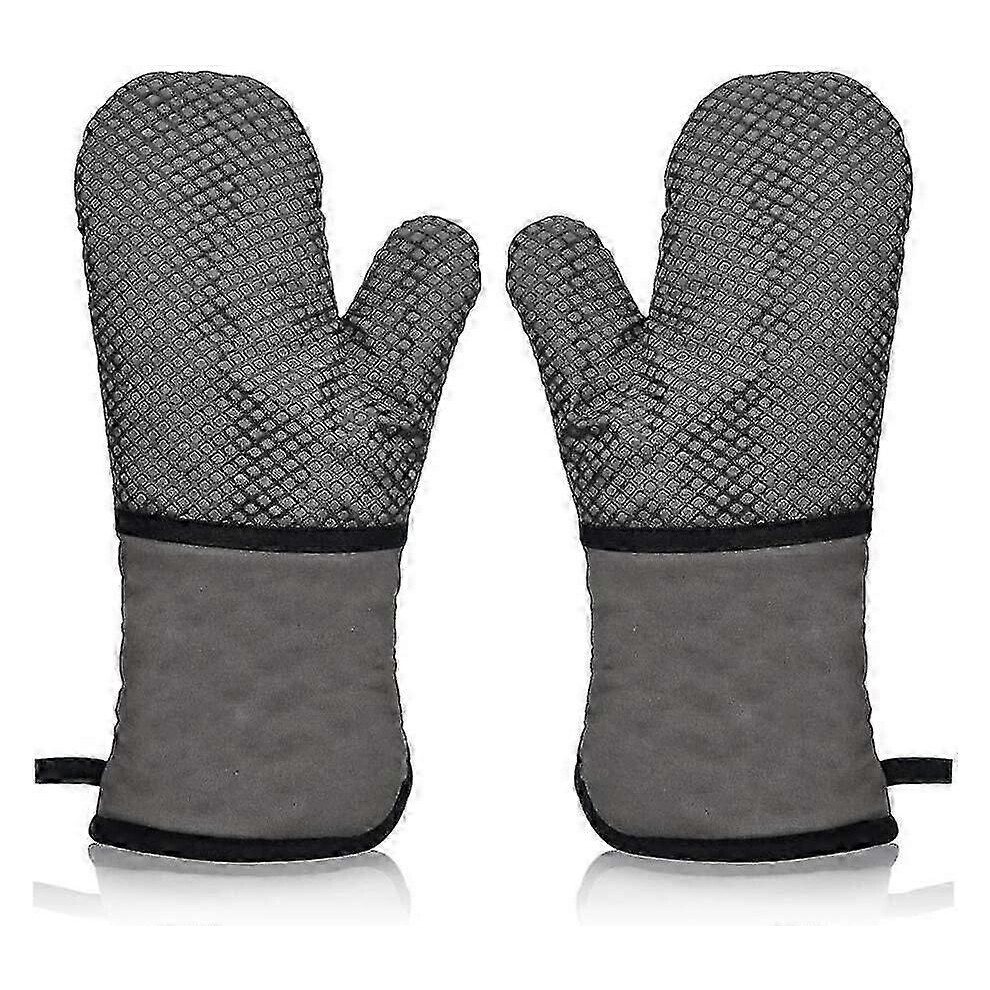 New Pair Heat Resistant Oven Mitts, Cotton Oven Gloves