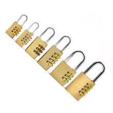 1 9,3 x 3,8 x 1,1 cm zahlenkombinations-vorhängeschloss kupfer