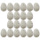 50Pcs White Foam Easter Eggs Miniature DIY Decor Party Favors Ornament 5
