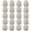 50Pcs White Foam Easter Eggs Miniature DIY Decor Party Favors Ornament 1