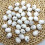 50Pcs White Foam Easter Eggs Miniature DIY Decor Party Favors Ornament 7