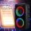 3000W Bluetooth Speaker Heavy Bas Party Mic System 9