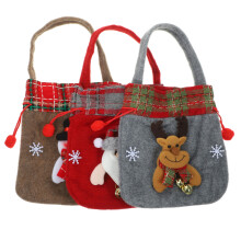 3 kerstzakjes, cadeaupapier, feestverpakking, cadeauzakje