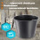 KADAX Baueimer mit Griff, Kunststoff, rund, 12L 3
