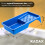 KADAX Malwanne für Farbroller 160mm Blau 1 Stk 4