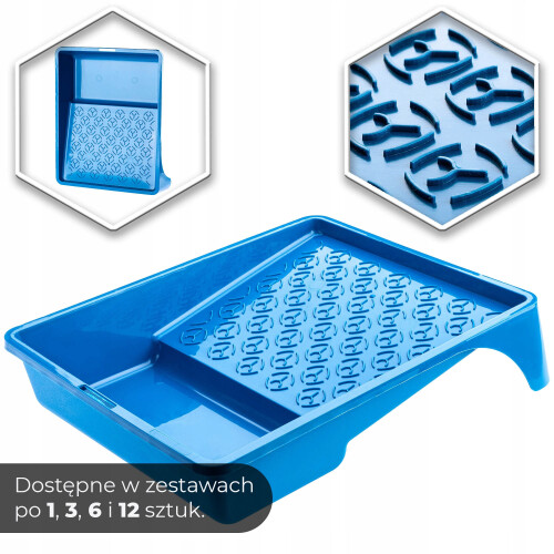 KADAX Große Malwanne für Farbroller-Set x 12-tlg 2