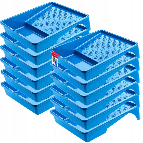 KADAX Große Malwanne für Farbroller-Set x 12-tlg