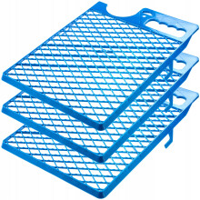 KADAX Malgitter für Walze 39x28 cm Blau 3 Stk
