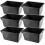 KADAX Eimer Maleimer Schwarz 12 Liter 6 Stk 1