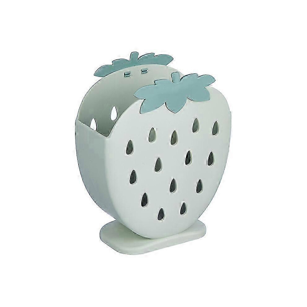 Strawberry Shaped Chopsticks Holder, Cutlery Storage Box, for Storing Spoons, Chopsticks, Spoons, Knives and Other Kitchen Utensils