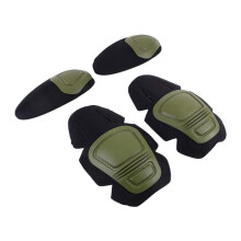 Knee and Elbow Pads Combat Paintball and Skate Safety Gear Elbow Protective Pads Color Green