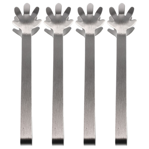 4 eisclips mit -design, eiswürfelzange 2