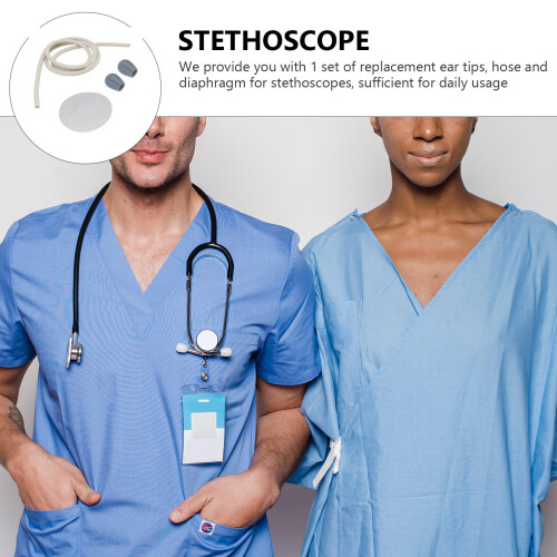 4Pièces Embouts Membranes Pour Stéthoscope Caoutchouc 2