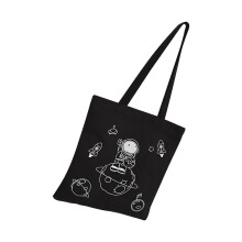Offentas Met Astronaut Print Stevige Canvas Opberg- En Shopper