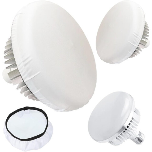 Small 15CM Diffuser Lamp Sock Cloth Soft Lamp Covers Yellow Mushroom Light Diffuser For Professional Photography 1