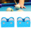 2Pcs Aluminium Pool Queue Geradheit Checker 10