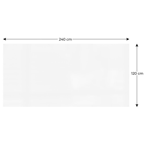 Frameless SLIMboard Magnetic Whiteboard 240x120 cm 1