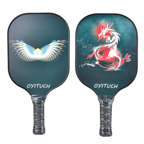 Pickleball-Schläger-Set, Carbonfaser-Schläger mit 2