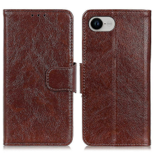 Nappa Texture Leather CaseBrownFor iPhone 16e