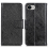 Nappa Texture Leather CaseBlackFor iPhone 16e 1