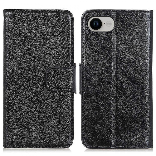 Nappa Texture Leather CaseBlackFor iPhone 16e